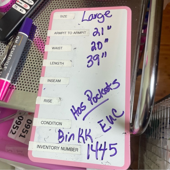 Stella Martini Made in Italy 100% Linen Pink Striped Dress Size L - Picture 14 of 15